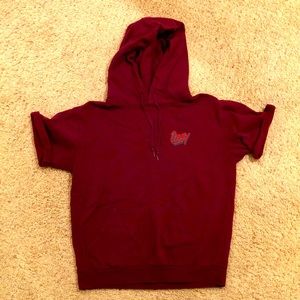 Obey short sleeve hoodie